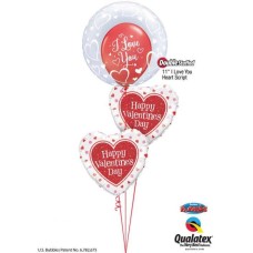 Bukiet 775 â€žI Love Youâ€ Valentine's Bubble Qualatex #29505 57055 78535-2
